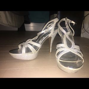 Sparkly high heels